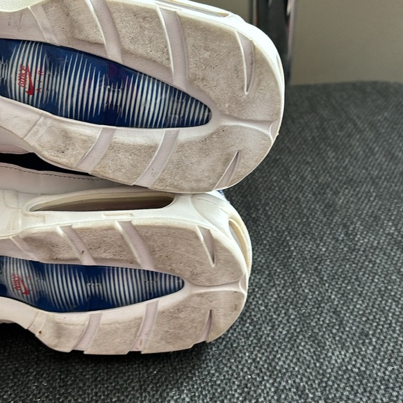 Nike Air Max 95 White Deep Royal Blue Gym Red - Picture 9 of 12